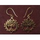 Boucles d'oreilles Arbre de vie en laiton