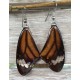 Boucles d'oreilles en ailes de papillon