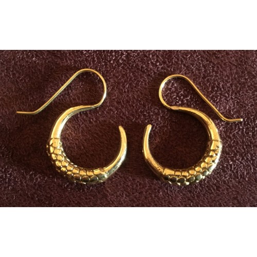 Boucles d'oreilles en laiton