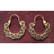 Boucles d’oreilles rondes en laiton