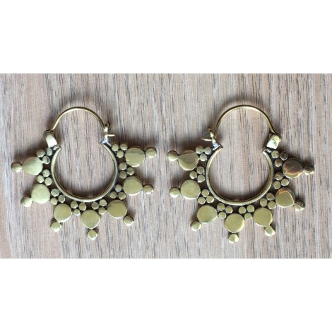 Boucles d’oreilles en laiton