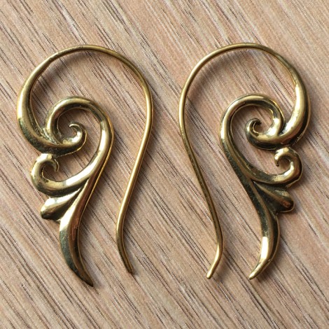 Boucles d’oreilles en laiton