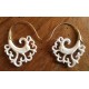 Boucles d'oreilles en os