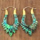 Boucles d'oreilles en nacre d'abalone