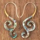 Boucles d'oreilles en nacre d'abalone