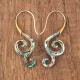 Boucles d'oreilles en nacre d'abalone