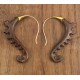 Boucles d'oreilles en bois