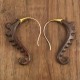 Boucles d'oreilles en bois